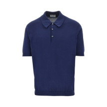 [JOHN SMEDLEY] T-shirts Short Sleeve SS26 ISIS.FRENCH NAVY-FRENCH NAVY