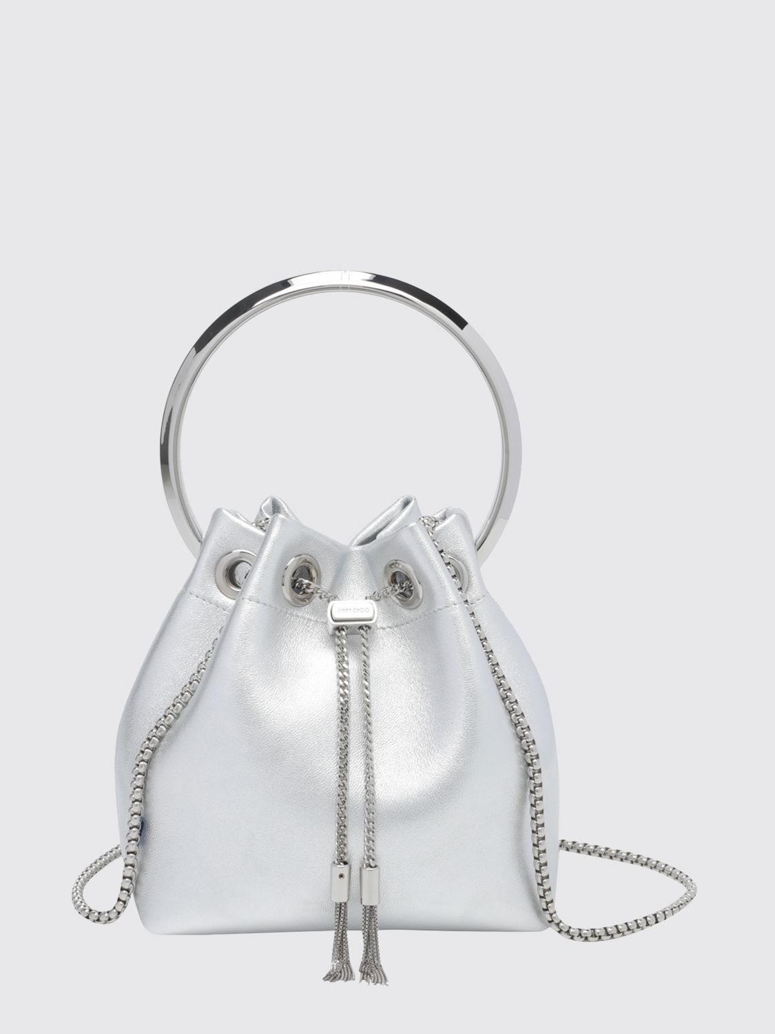 [Jimmy Choo] Minibag FW26 BONBONFSJ SILVER