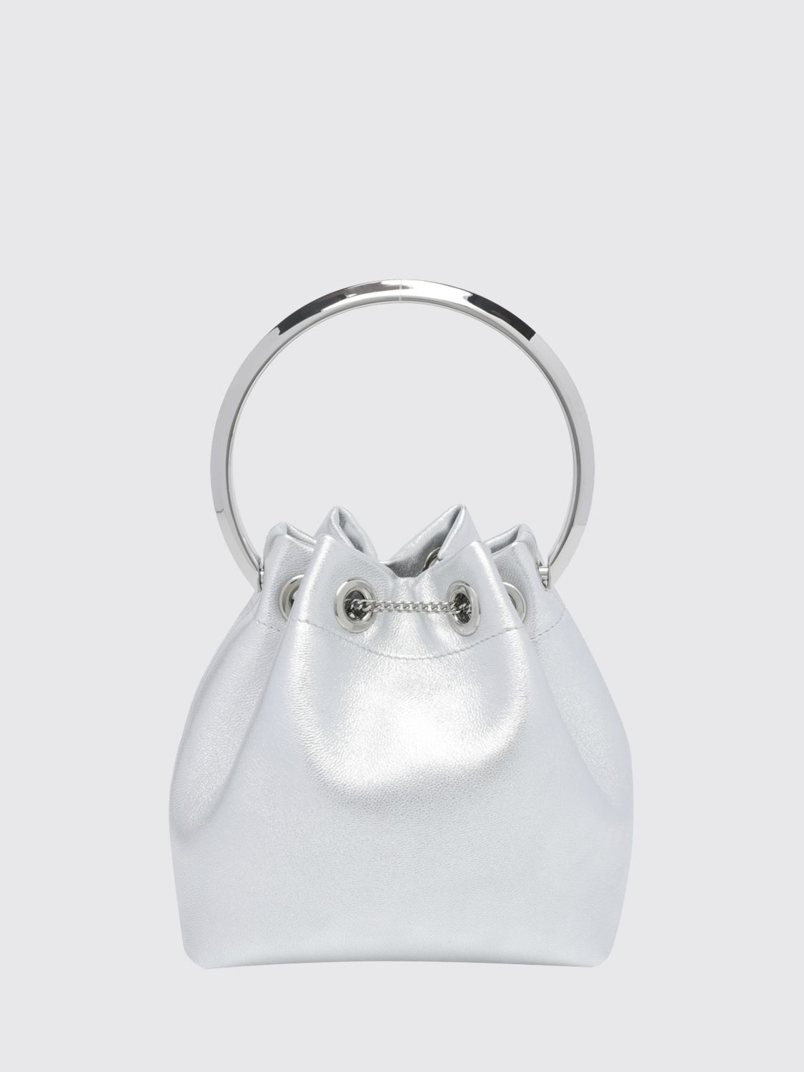 [Jimmy Choo] Minibag FW26 BONBONFSJ SILVER