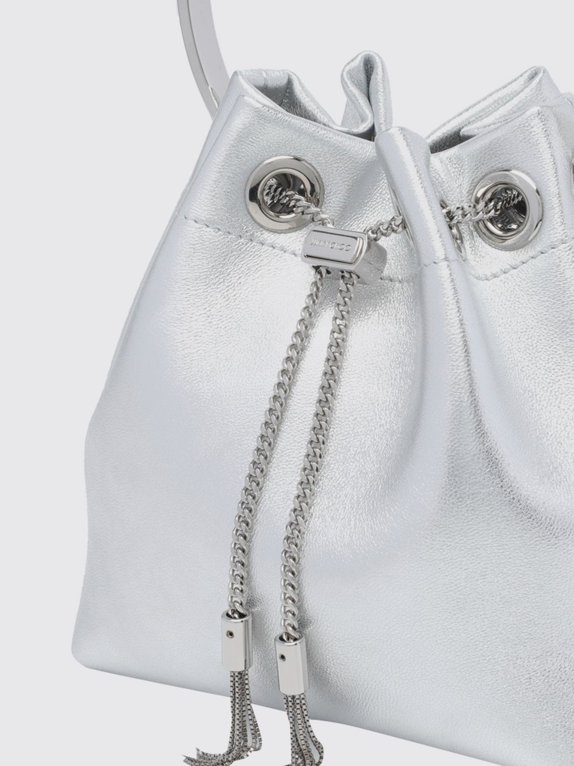 [Jimmy Choo] Minibag FW26 BONBONFSJ SILVER