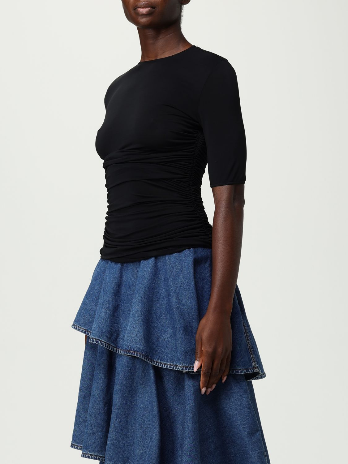 [Alaia] T-shirts SS26 AA9H1248J050B 995