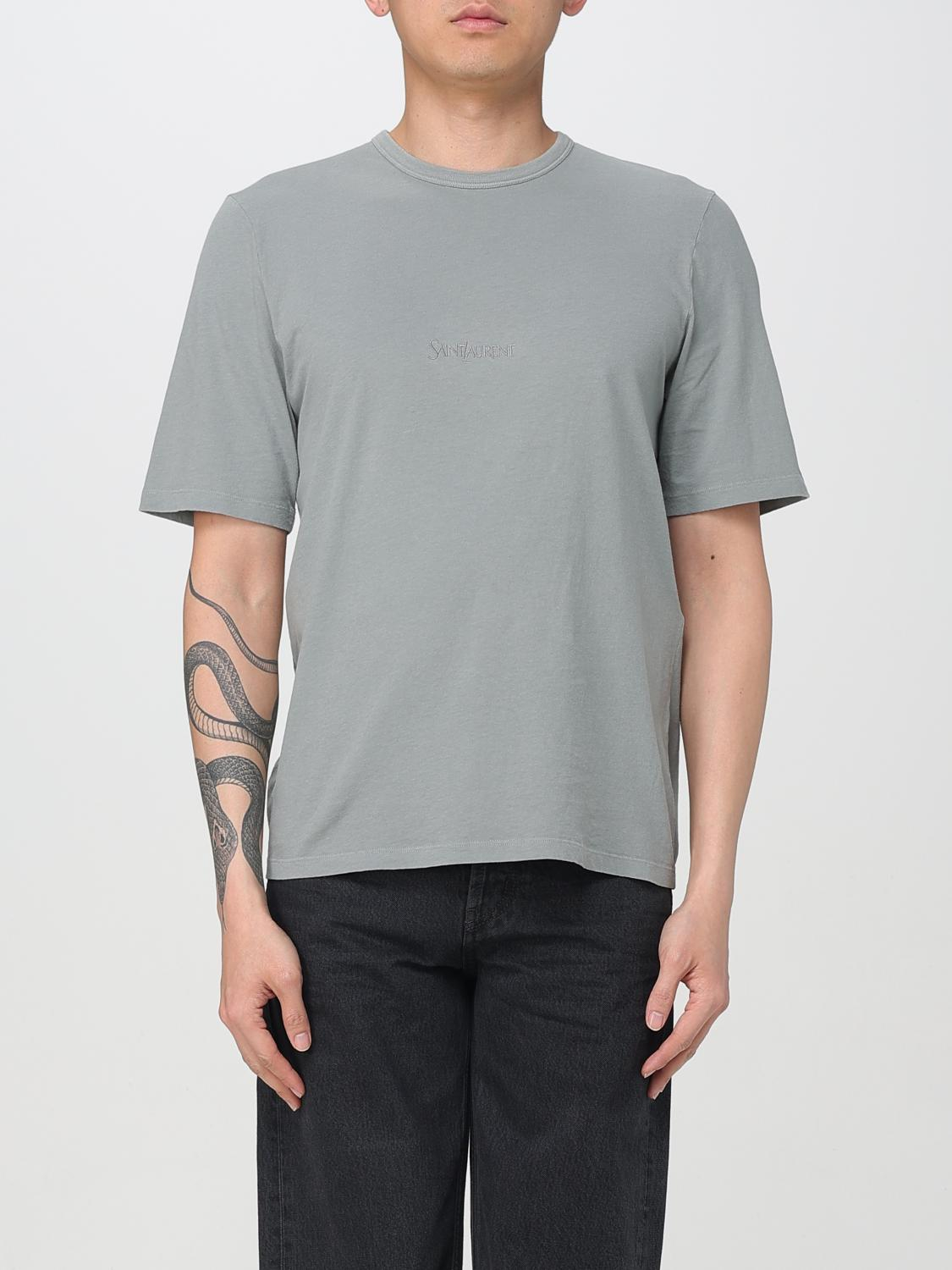 [Saint Laurent] T-shirts Short Sleeve FW25 818535YBHD2 1467