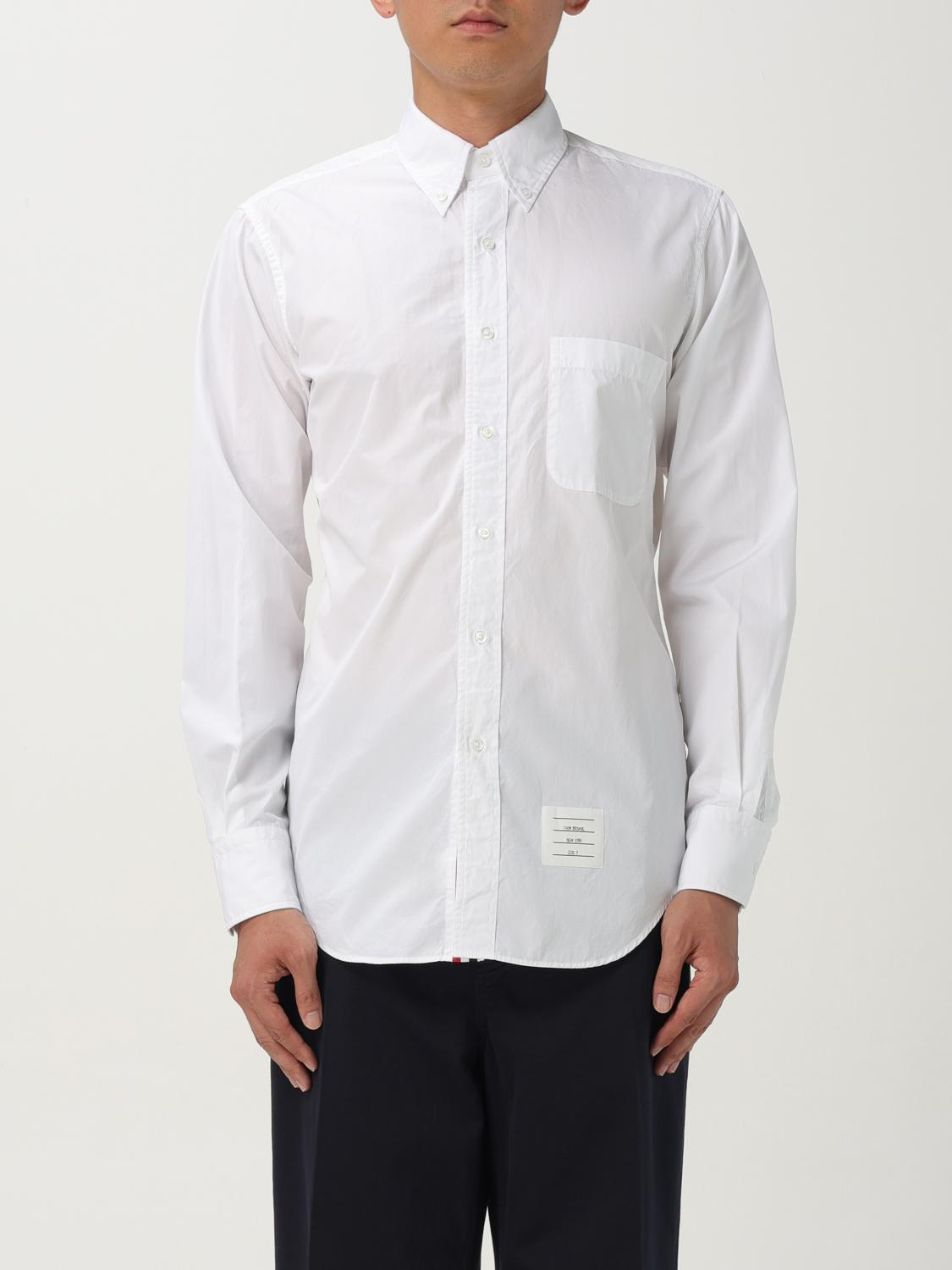 [Thom Browne] Shirts Long Sleeve SS26 MWL010E03113 100