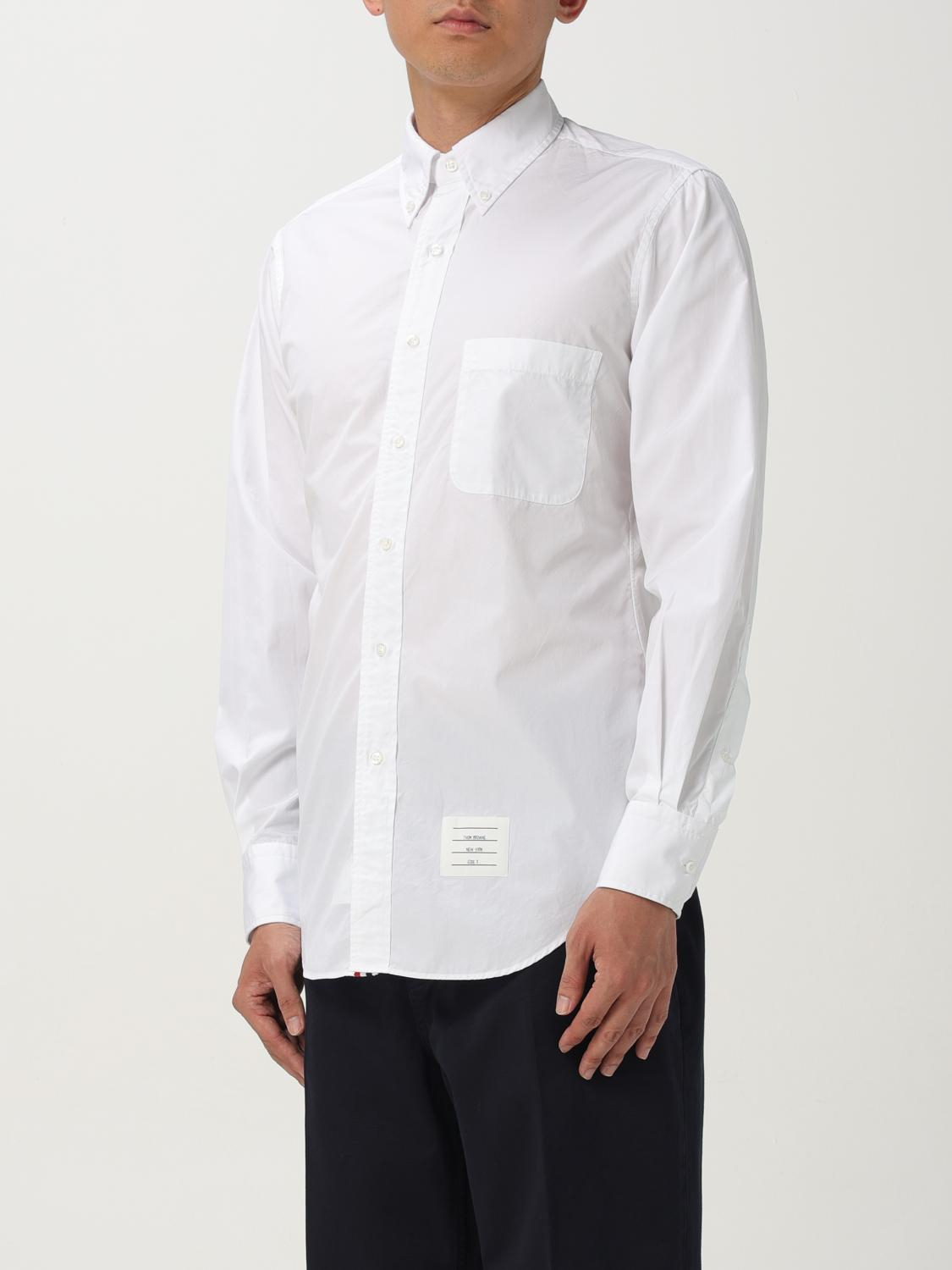 [Thom Browne] Shirts Long Sleeve SS26 MWL010E03113 100