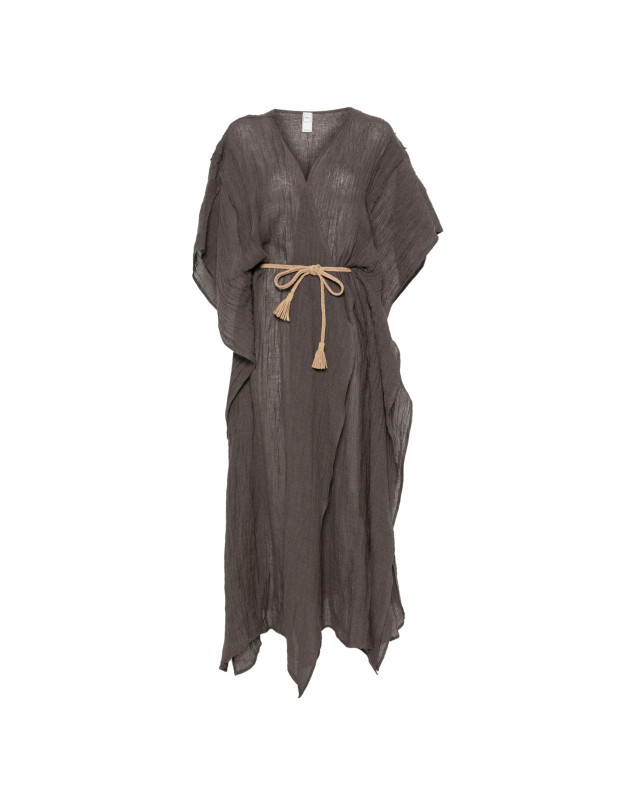 [120% LINO] Short sleeve dress SS26 33BLIW4PLS000G486702700909