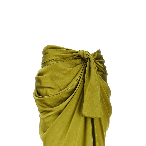 [CHLOE'] Midi skirt SS26 26UJU01130.36R-36R