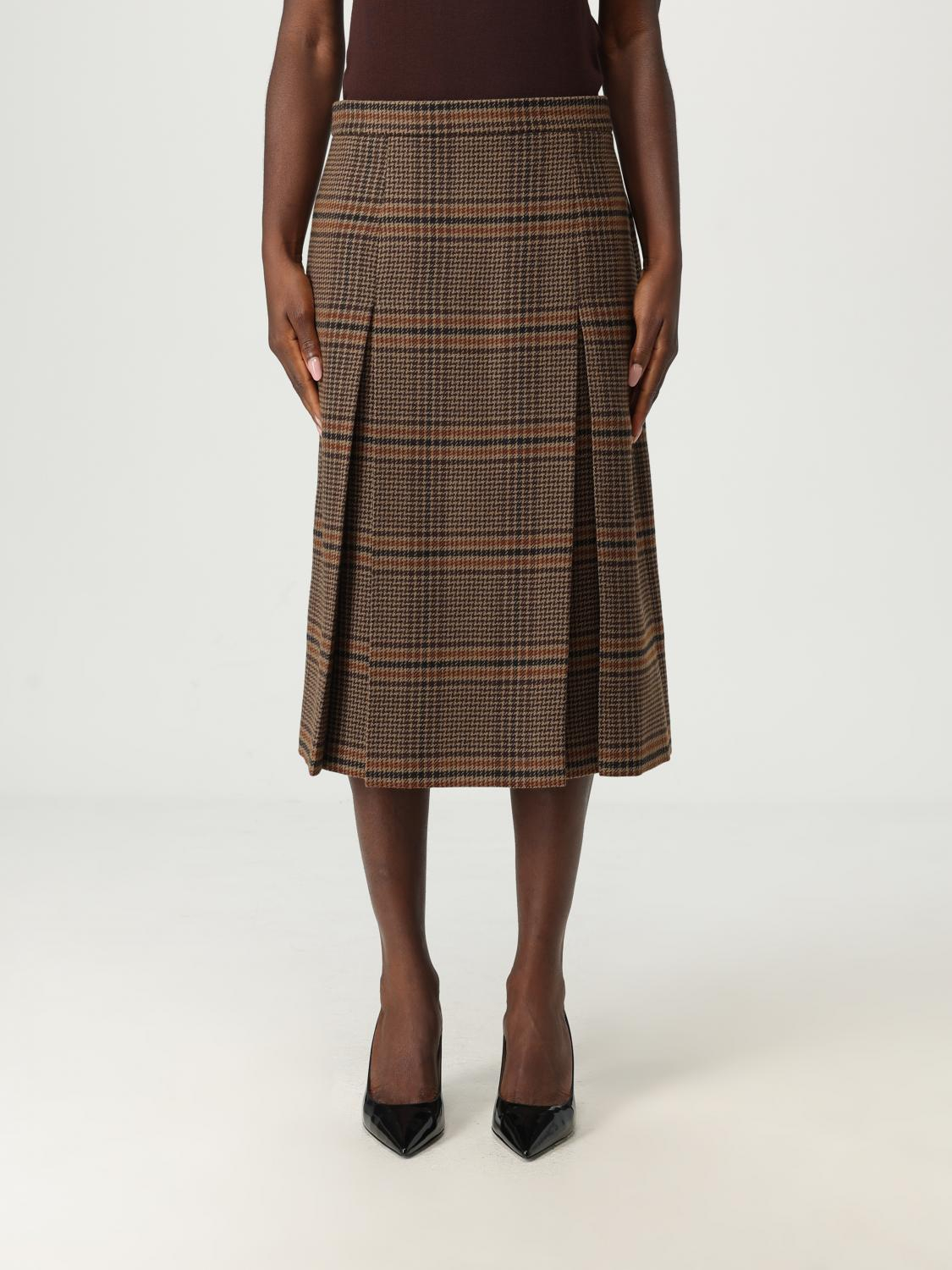 [Saint Laurent] Midi skirt FW25 831068Y9I70 2849