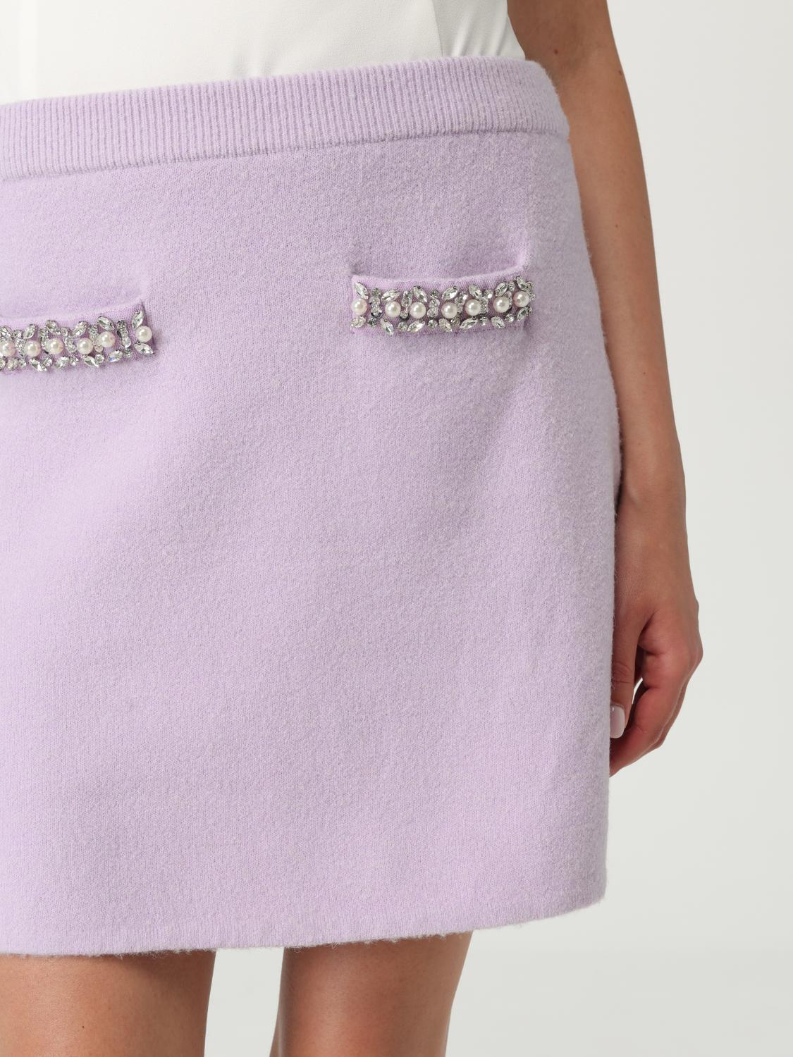 [Self-portrait] Mini skirt FW25 PF25085SKL LILAC