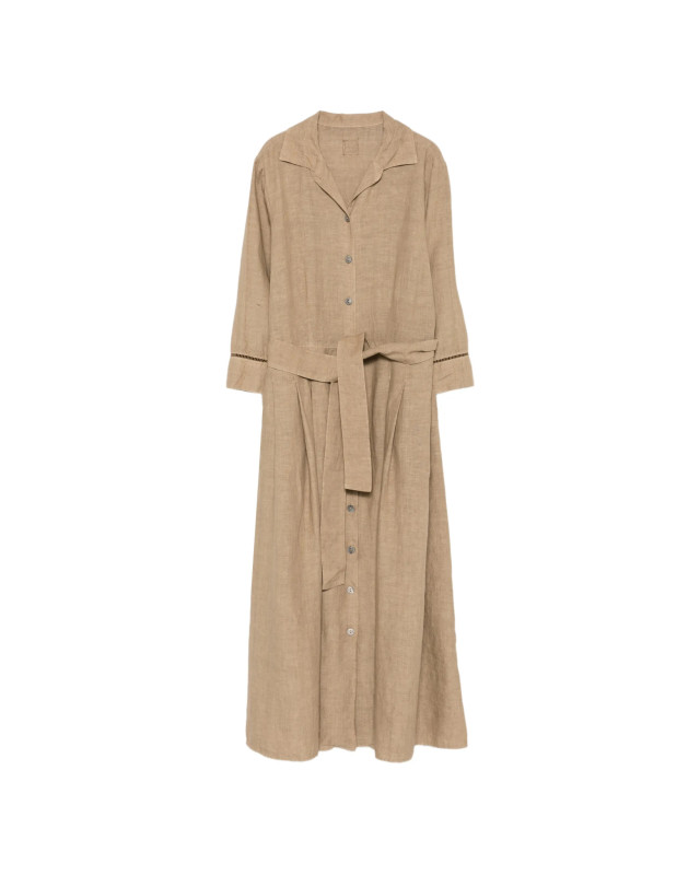 [120% LINO] Long sleeve dress SS26 33ALIW4PKG000F753000000092