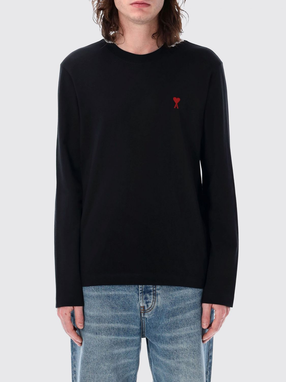 [Ami Paris] T-shirts Long Sleeve SS26 BFUTS235724 001