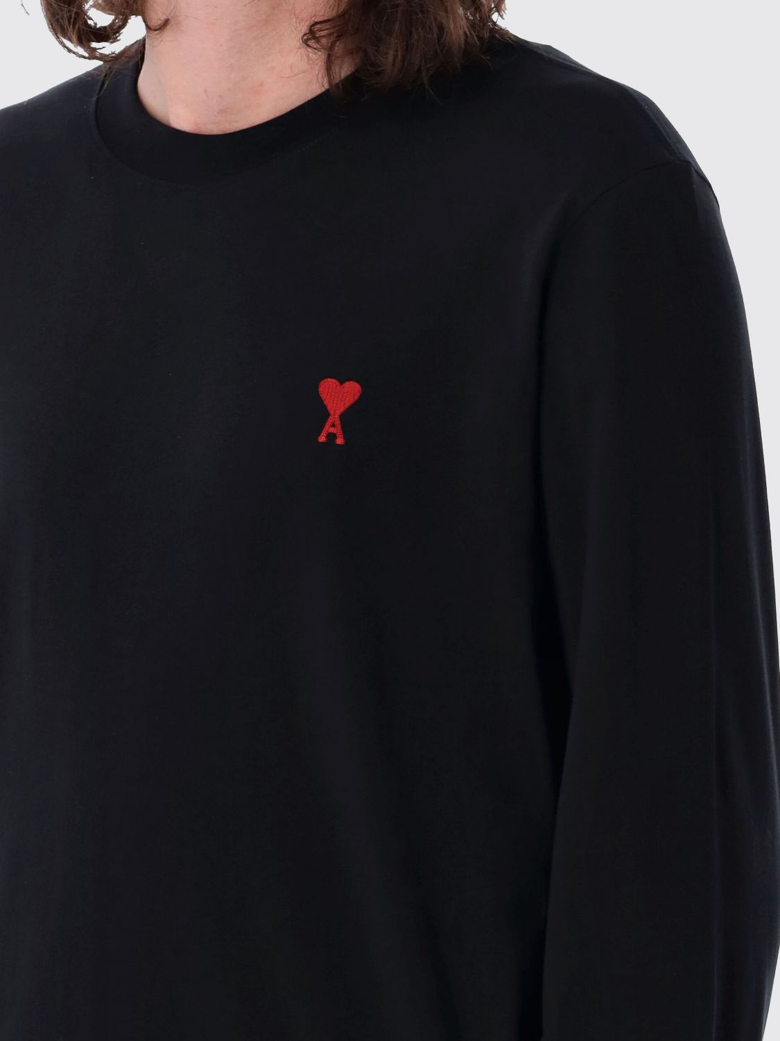 [Ami Paris] T-shirts Long Sleeve SS26 BFUTS235724 001