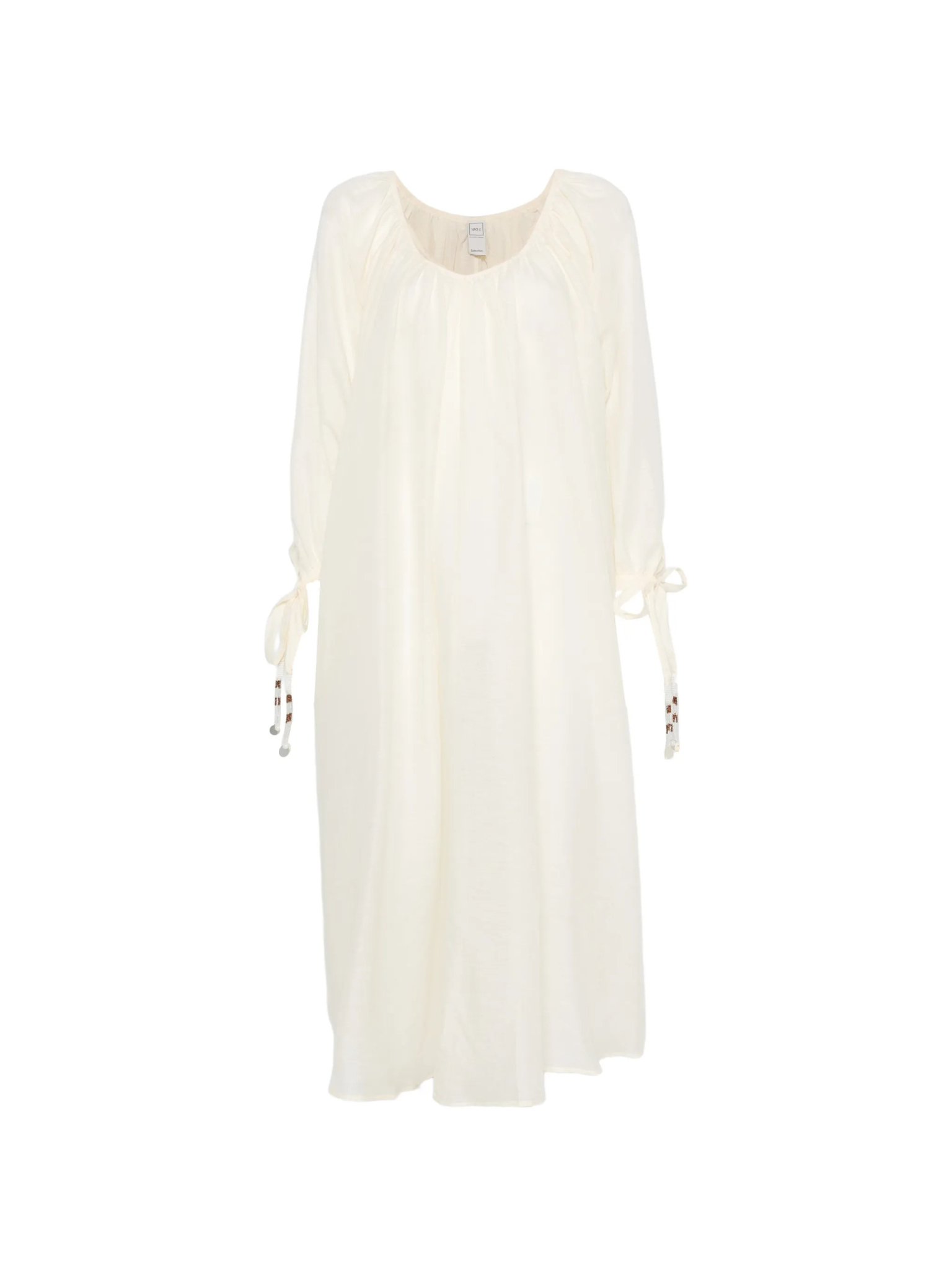 [120% LINO] Long sleeve dress SS26 33BLIW4PLO000G494702700774