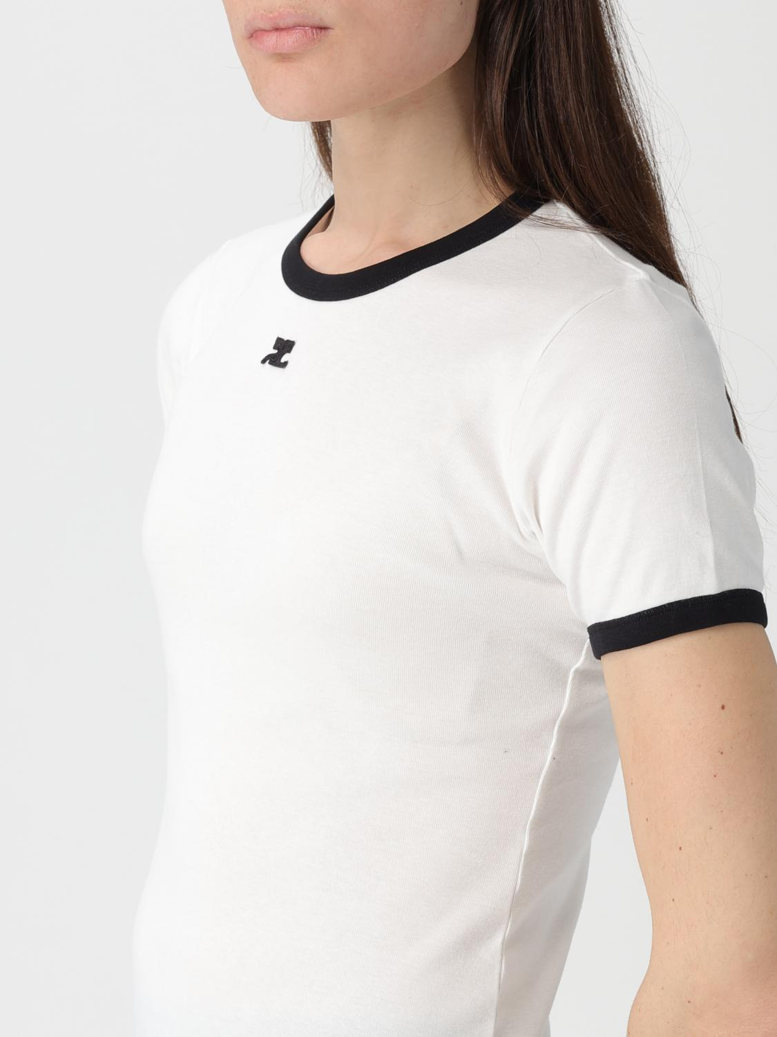 [Courreges] T-shirts Short Sleeve SS26 VESJTS017JS0070 0098