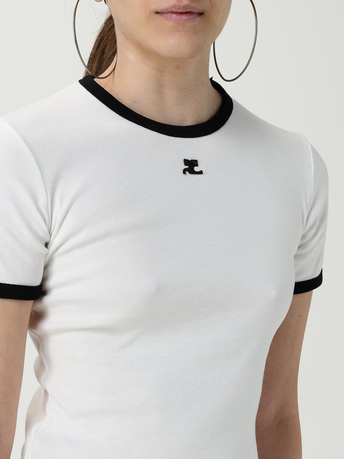 [Courreges] T-shirts Short Sleeve SS26 VESJTS017JS0070 0098