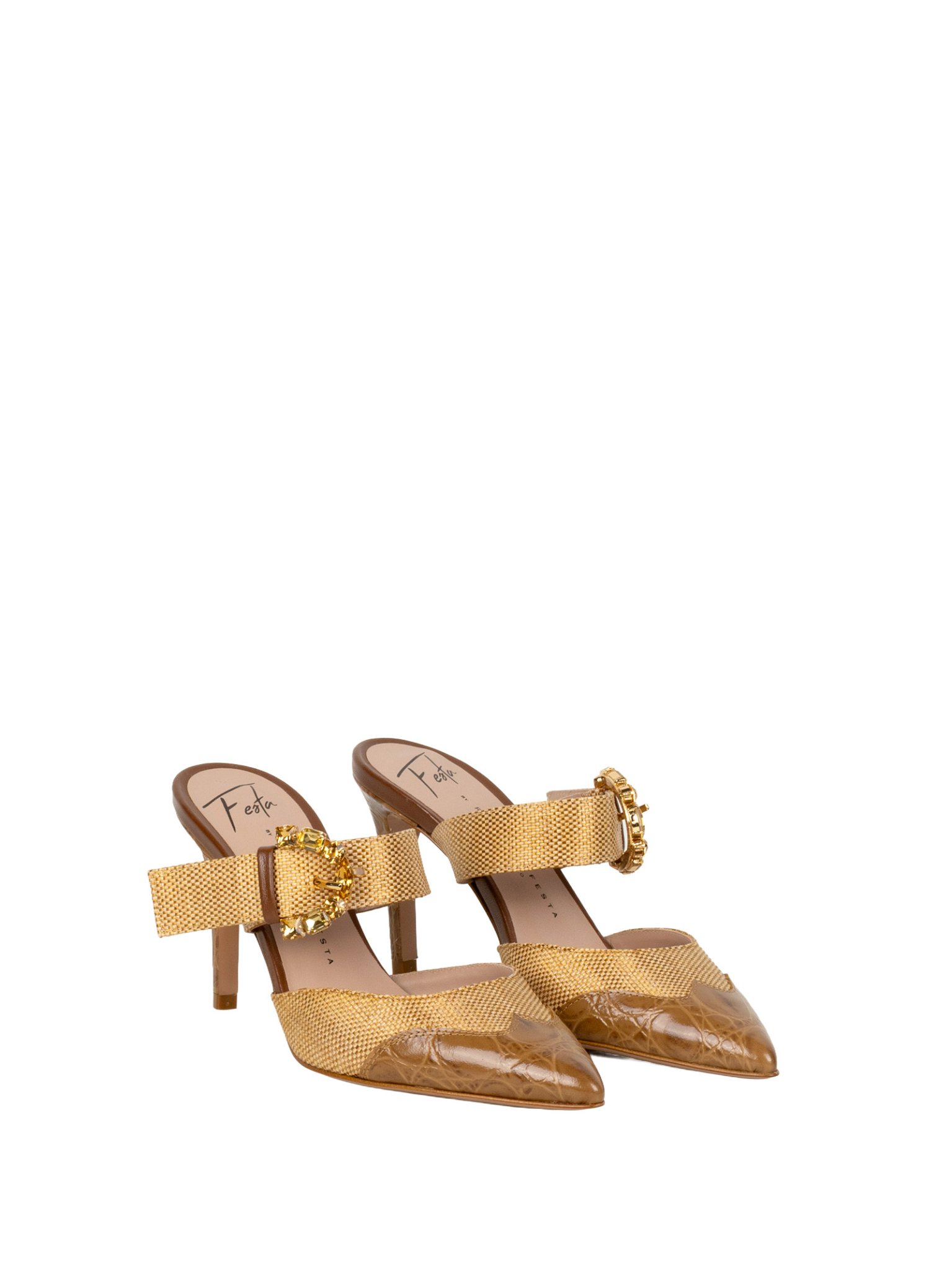 [ROBERTO FESTA] Sandals SS26 CAMILLAS/1CAIMAN RAFIANUT