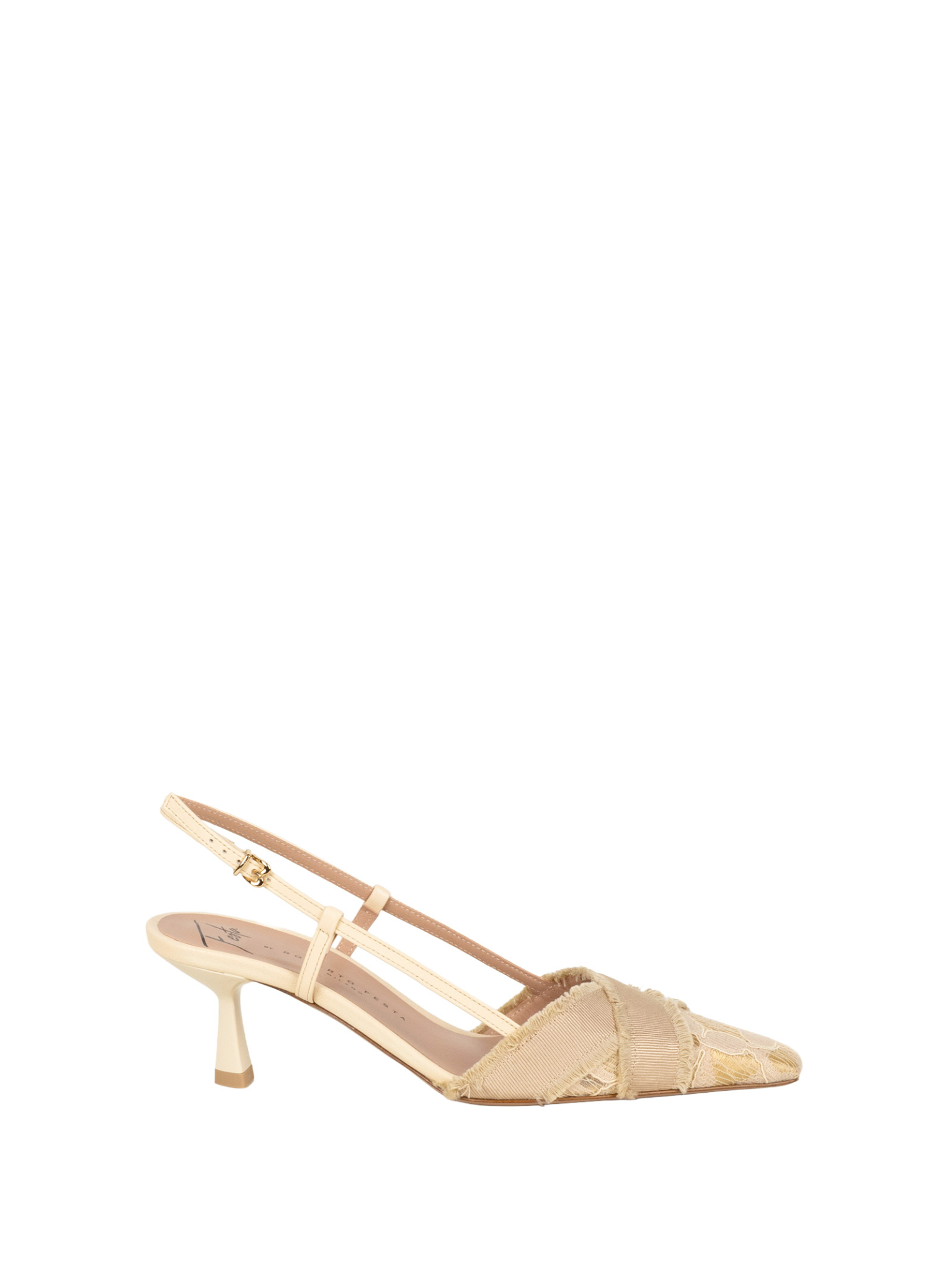 [ROBERTO FESTA] Sandals SS26 FALARA/4PIZZO NAPPACREAM