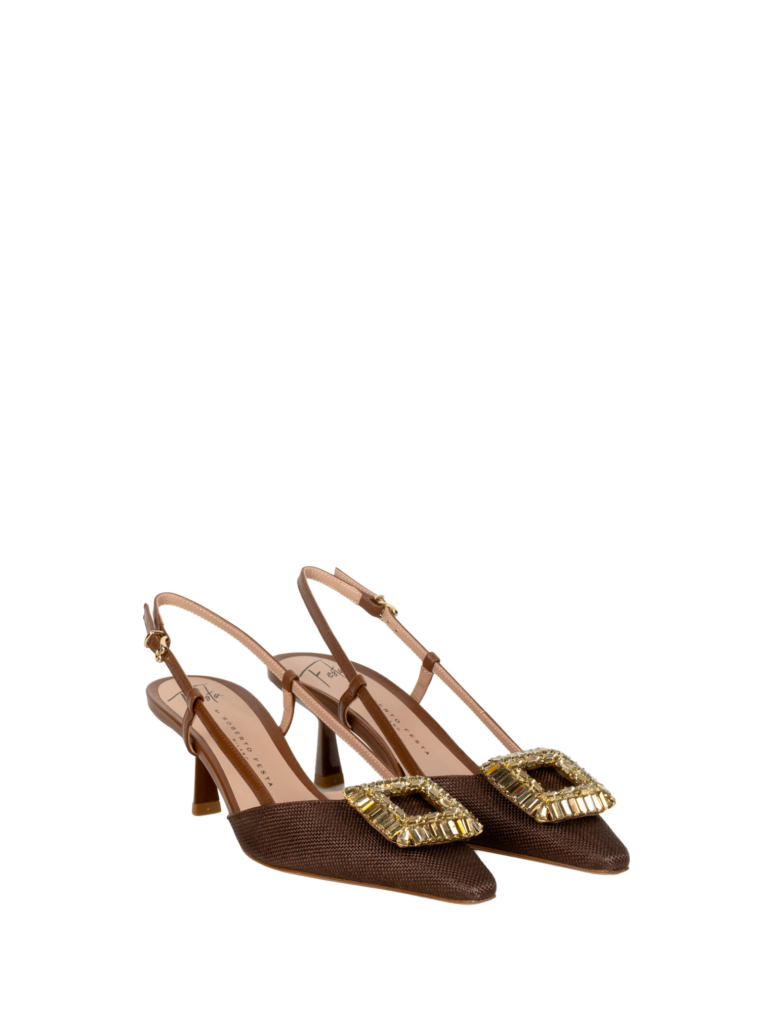[ROBERTO FESTA] Sandals SS26 INGRID/28FARRO NAPPAMARRONE