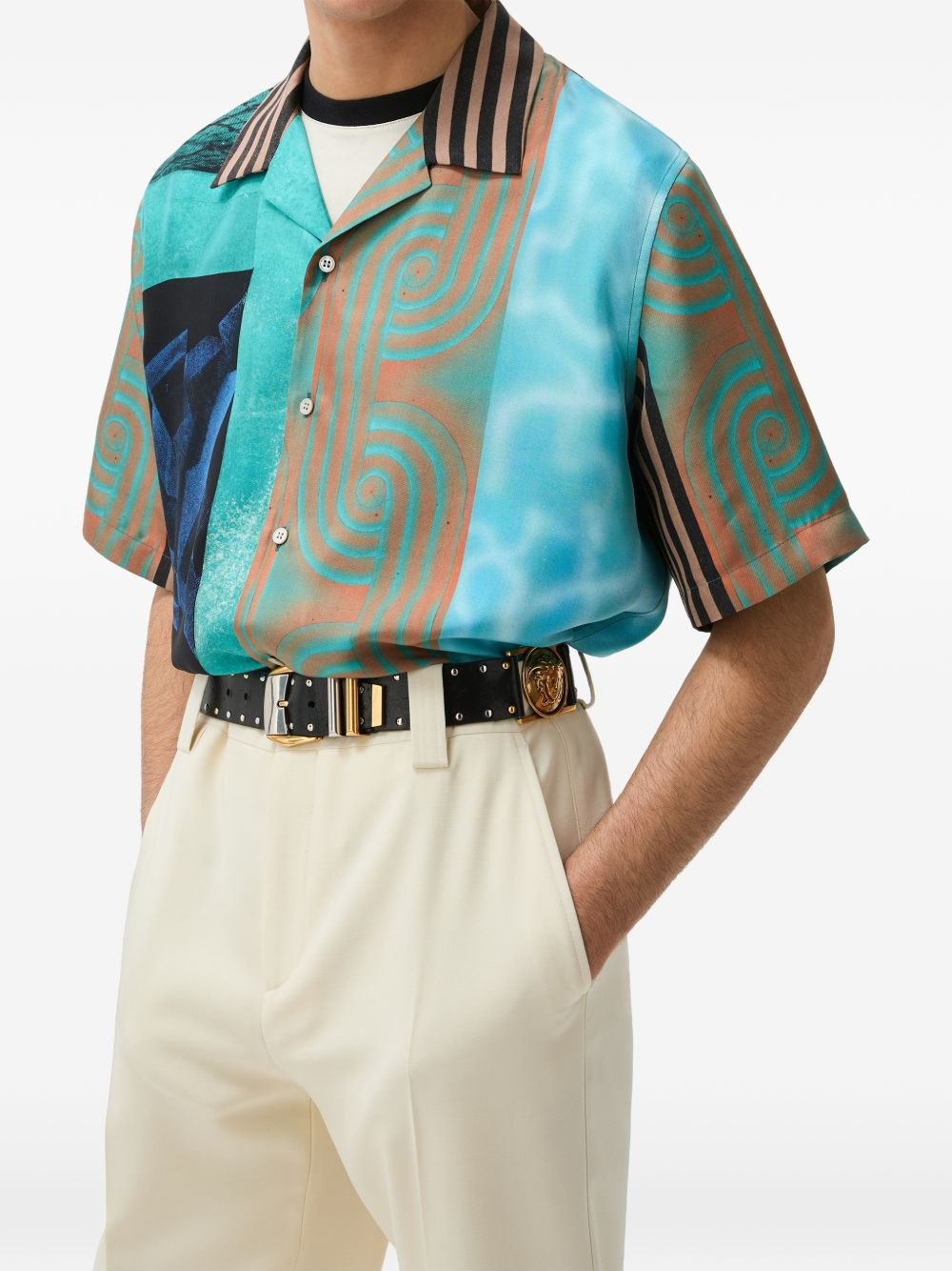 [Versace] Shirts Short Sleeve FW26 1025703 1A18722 5X000
