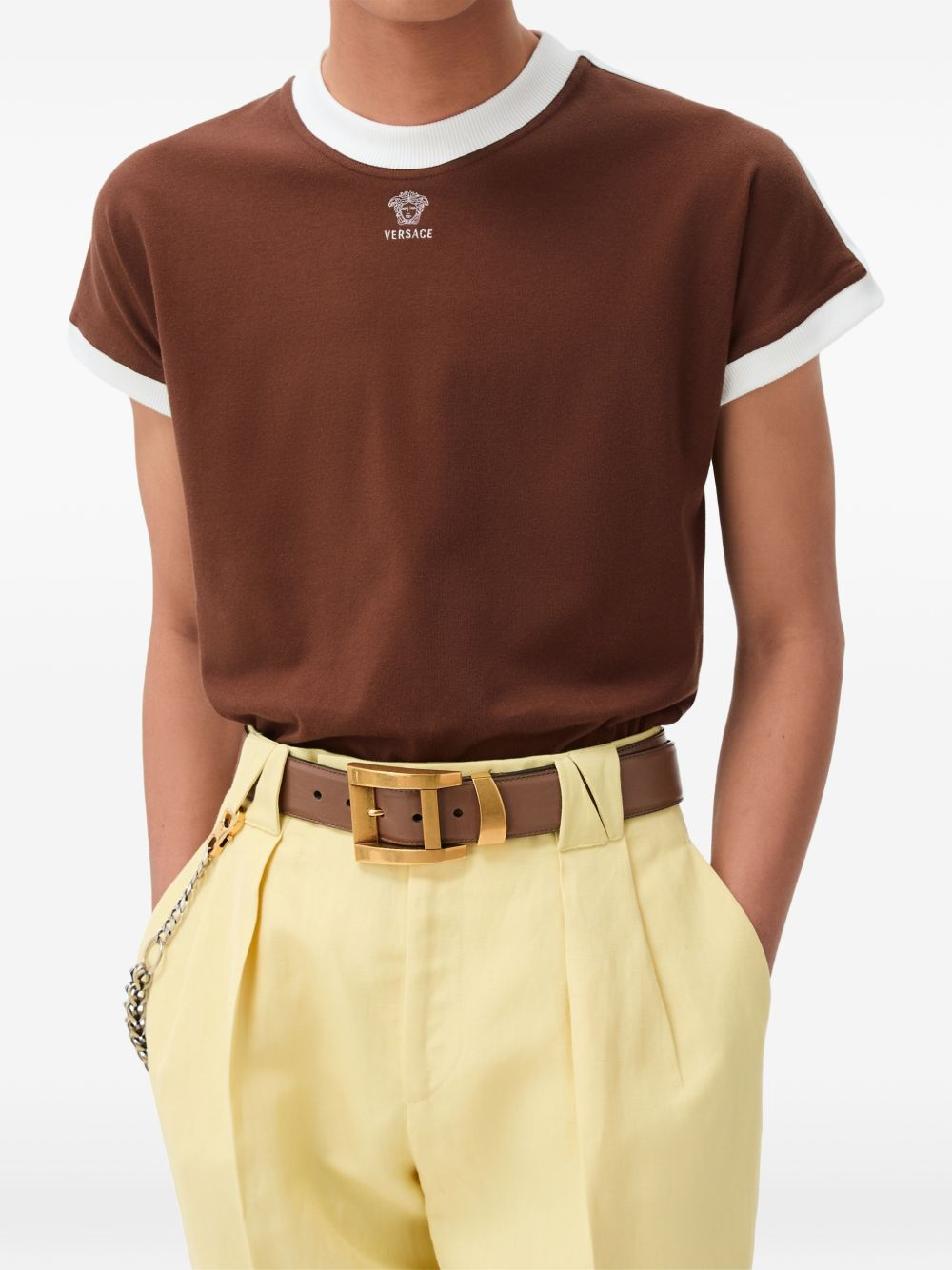 [Versace] T-shirts Short Sleeve FW26 1024824 1A18639 2NB50