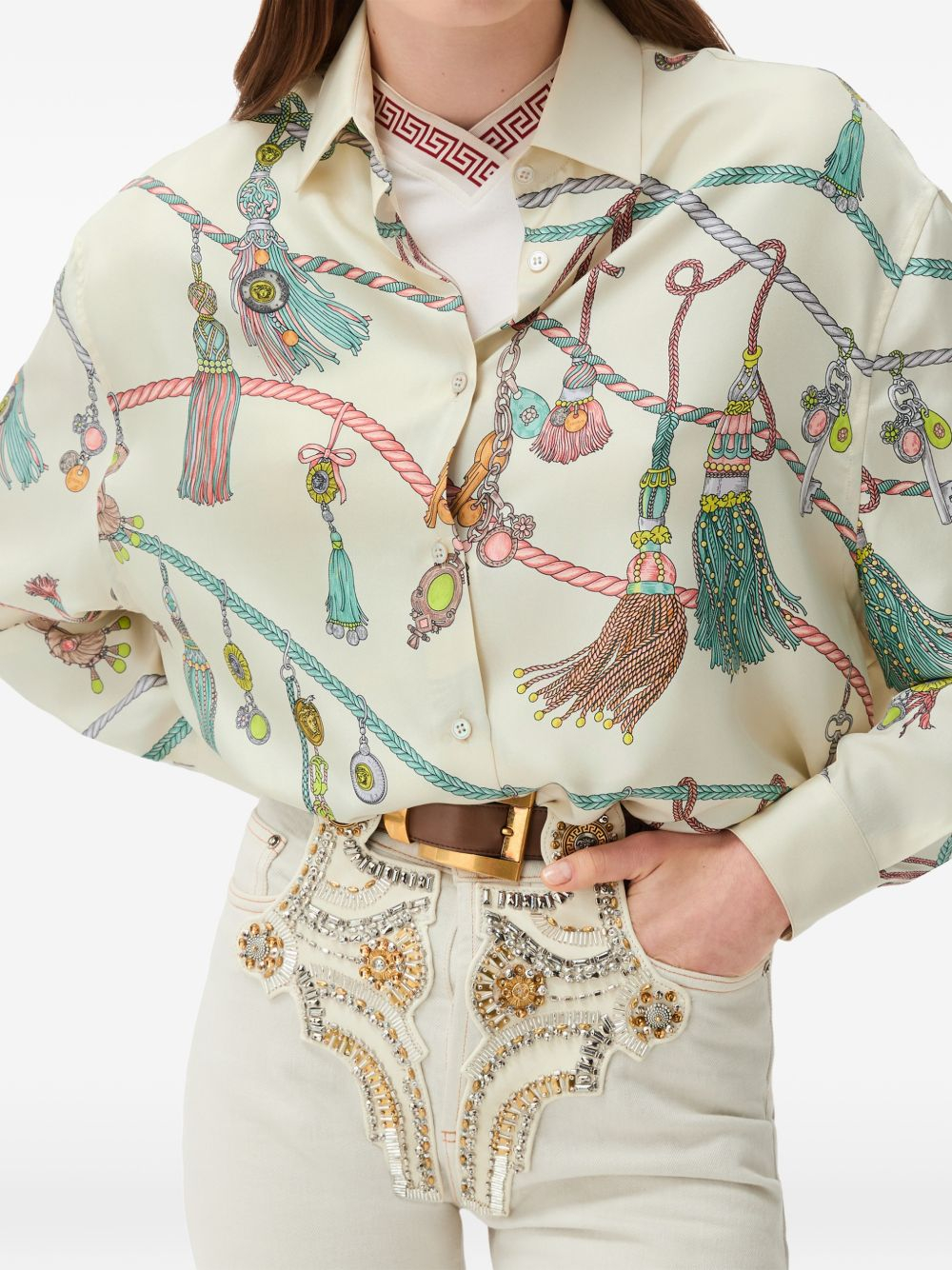 [Versace] Shirts Long Sleeve FW26 1025686 1A18684 5KA10