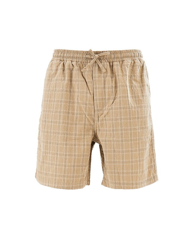 [foret] Shorts SS26 F1042.KHAKI CHECK-KHAKI CHECK