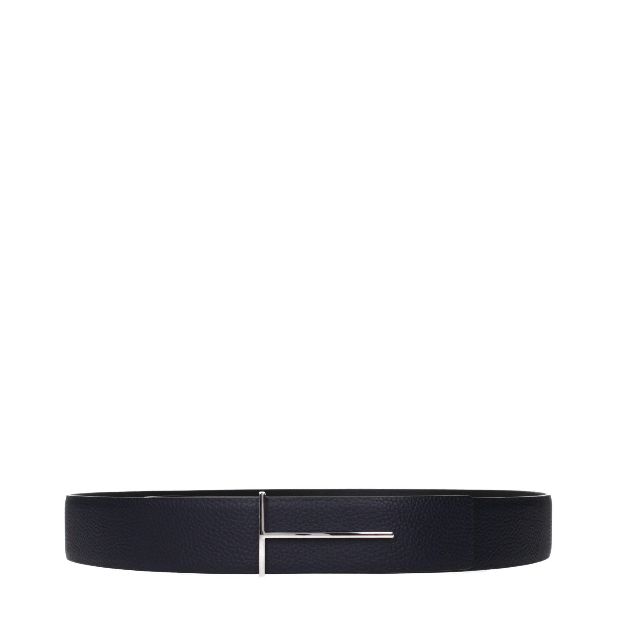 [Tom Ford] Belt SS26 TB331LCL236SDARKNAVYBLACK