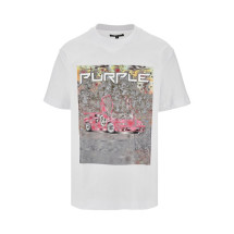 [Purple Brand] T-shirts Short Sleeve SS26 P104-TBDS226.WHITE-WHITE