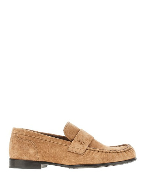 [Jimmy Choo] Flat shoes SS26 ELLIS LOAFERSUETOFFEE-TOFFEE