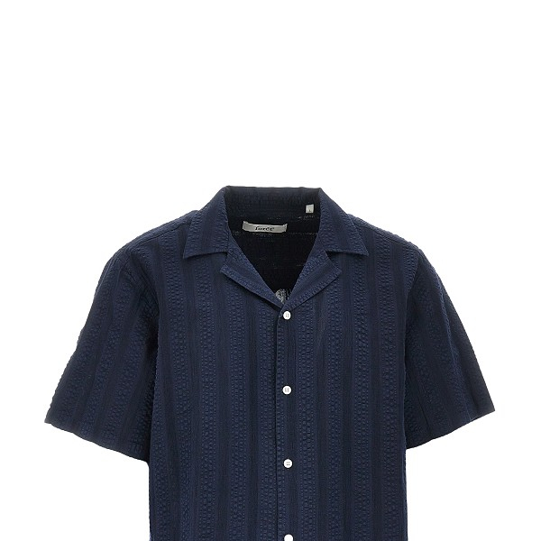 [foret] Shirts Short Sleeve SS26 F1028.NAVY-NAVY