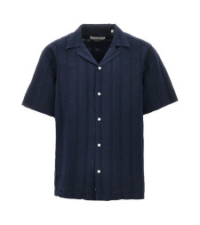 [foret] Shirts Short Sleeve SS26 F1028.NAVY-NAVY