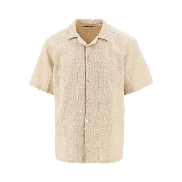 [foret] Shirts Short Sleeve SS26 F1032.OATMEAL-OATMEAL
