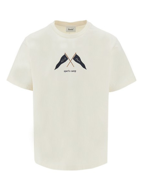 [foret] T-shirts Short Sleeve SS26 F1016.CLOUD-CLOUD