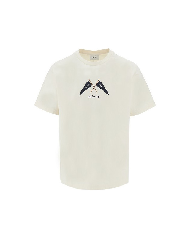 [foret] T-shirts Short Sleeve SS26 F1016.CLOUD-CLOUD