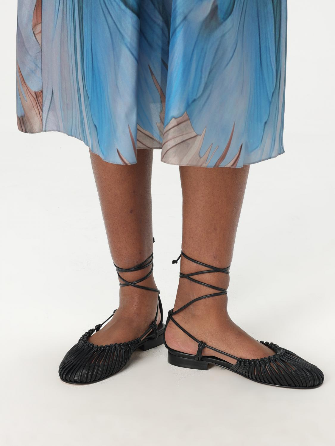 [HEREU] Flat shoes SS26 MANTWFS24 BLACK