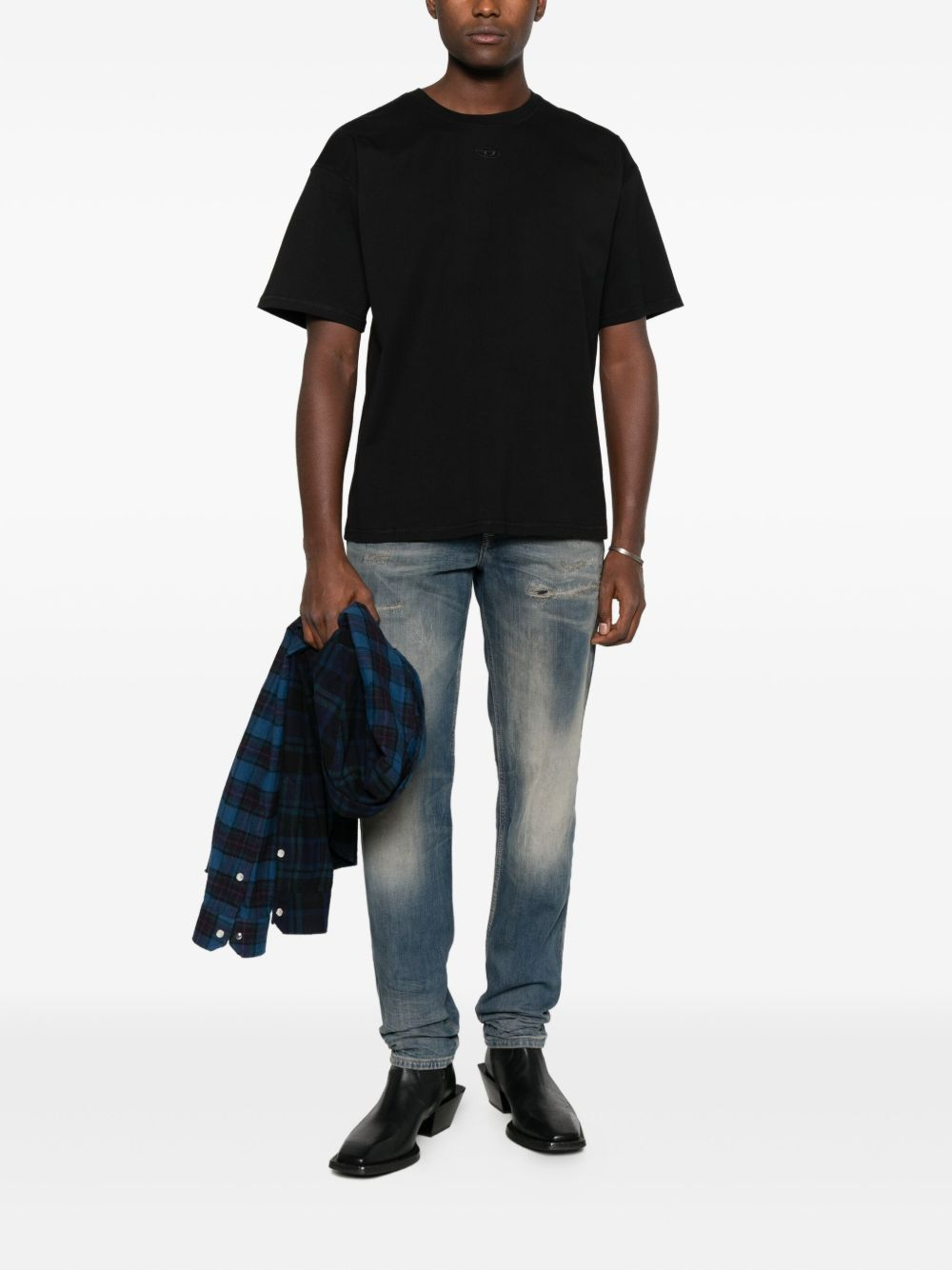 [Diesel] T-shirts Short Sleeve FW26 A21562 0PLAT 9XX