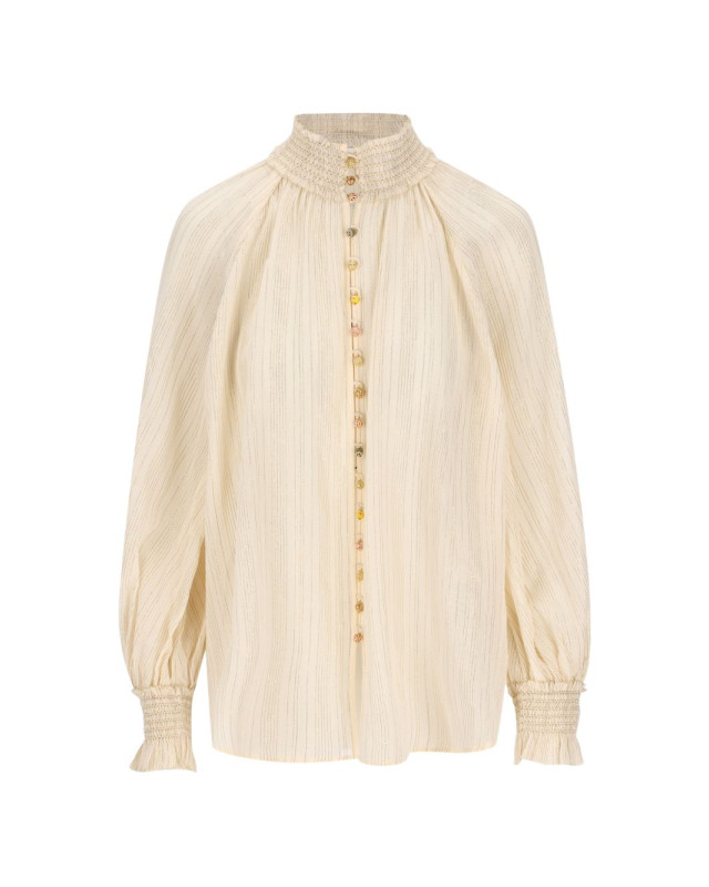 [Zimmermann] Shirts Long Sleeve FW26 9074TSS261 CRM