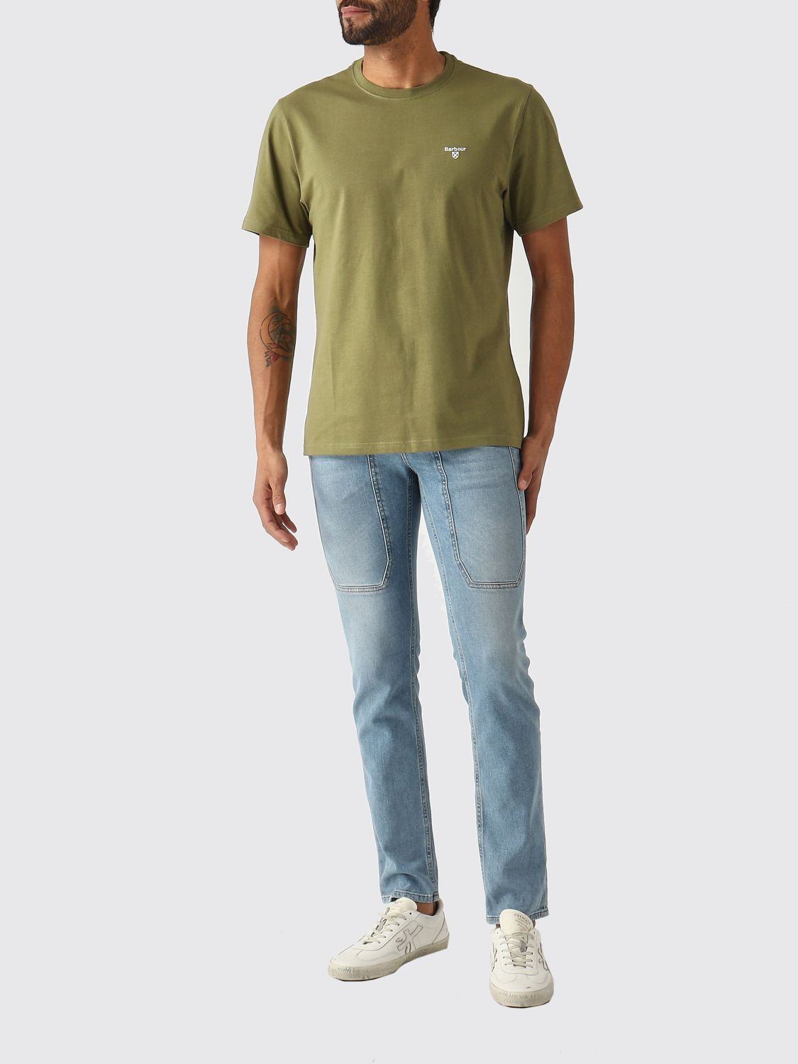 [Barbour] T-shirts Short Sleeve SS26 MTS0331 OL39