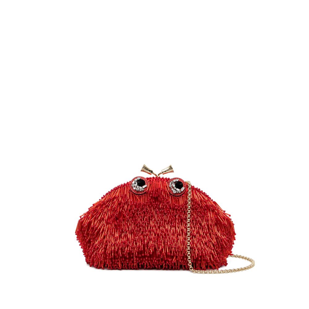 [Anya Hindmarch] Clutch bag FW26 205504 SS260164 RED