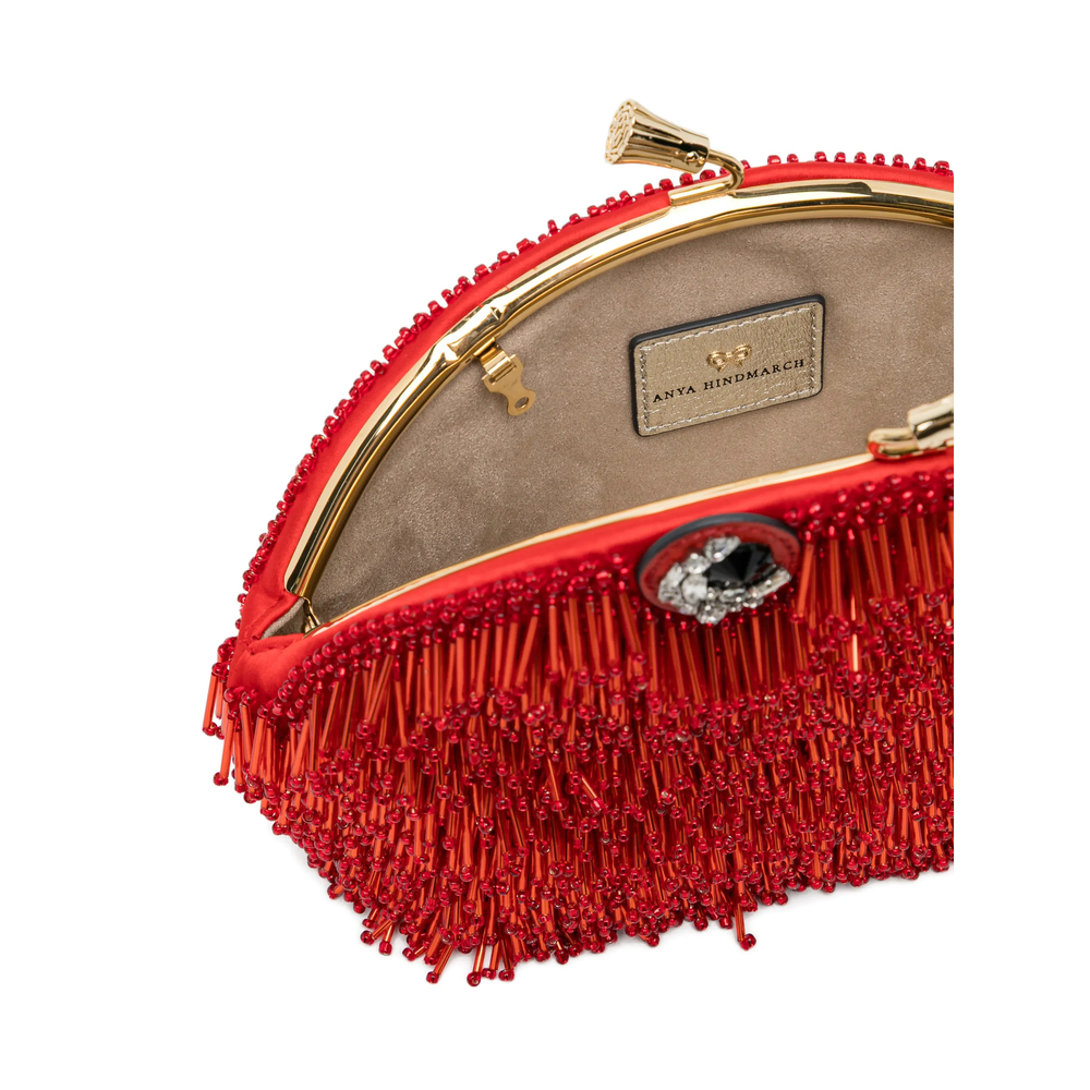 [Anya Hindmarch] Clutch bag FW26 205504 SS260164 RED