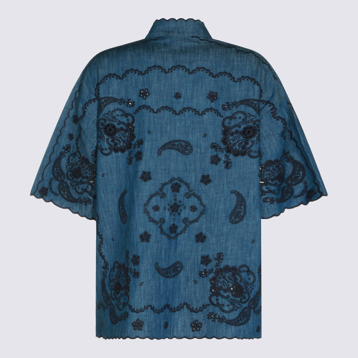 [Zimmermann] Shirts Short Sleeve FW26 8360TSS261RWBLU
