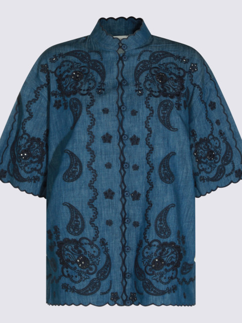 [Zimmermann] Shirts Short Sleeve FW26 8360TSS261RWBLU