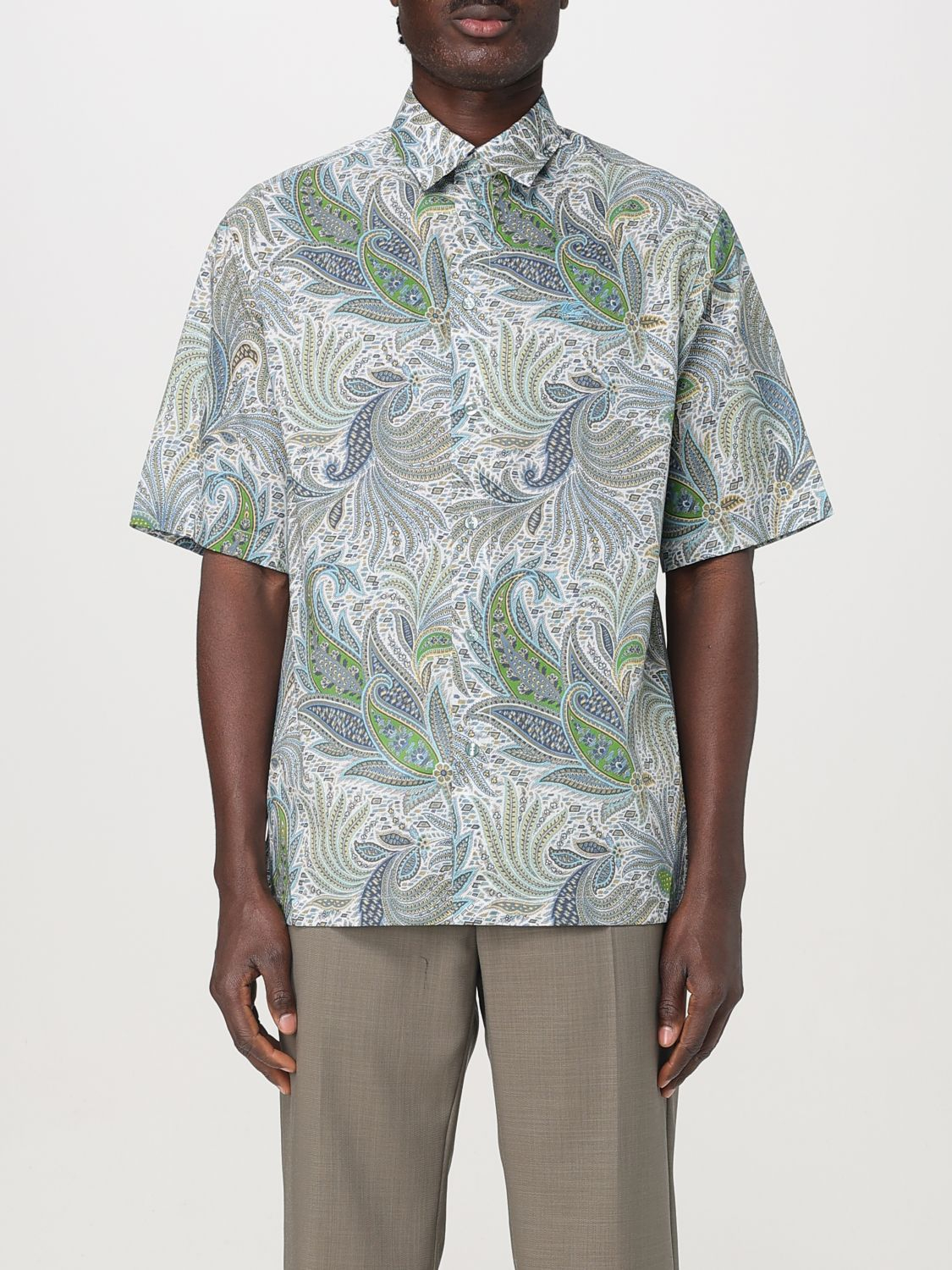 [Etro] Shirts Short Sleeve FW25 MRIC001199SA5F1 X0883