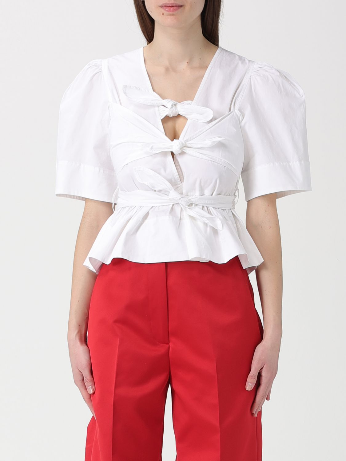 [GANNI] Blouse SS26 W0309 151