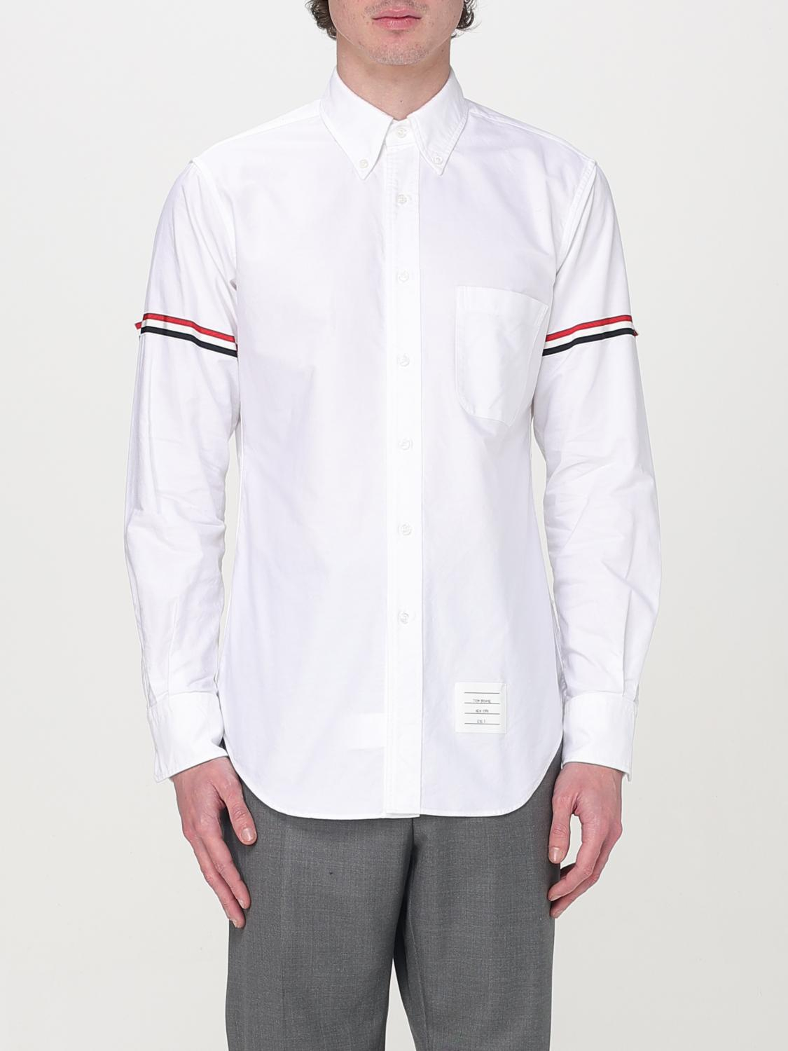 [Thom Browne] Shirts Long Sleeve SS26 MWL150EF0313 100
