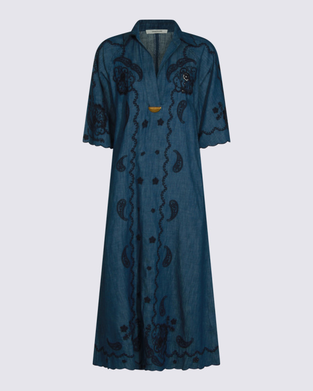 [Zimmermann] Short sleeve dress FW26 8358DSS261RWBLU