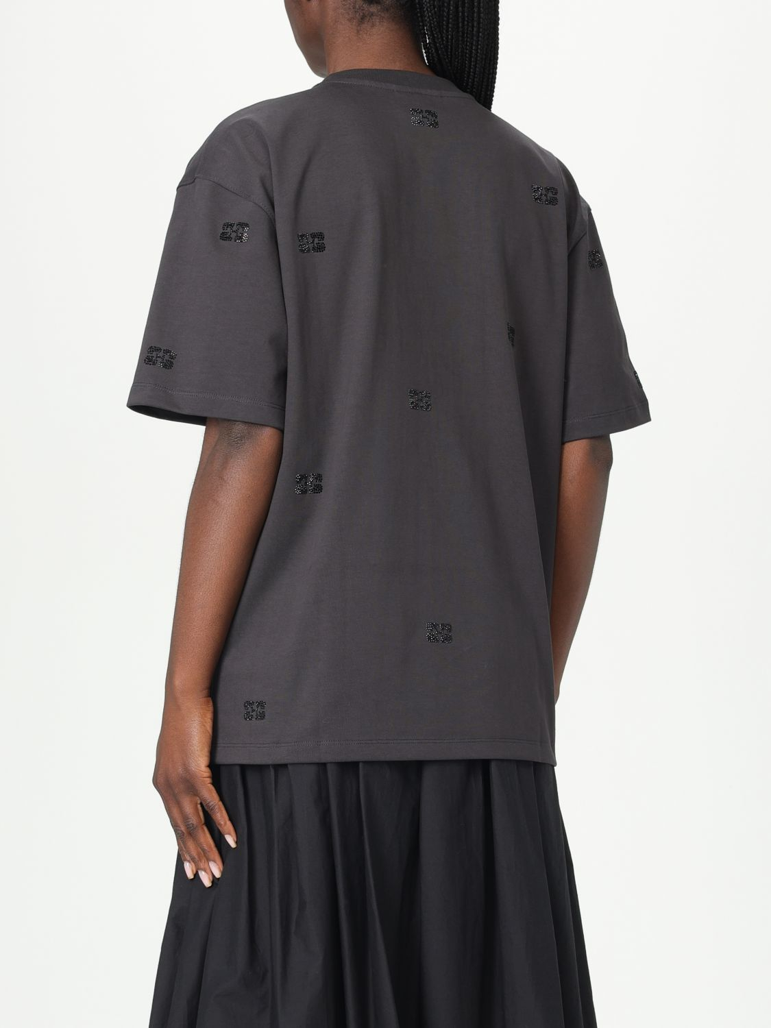 [GANNI] T-shirts Short Sleeve SS25 T4177 252