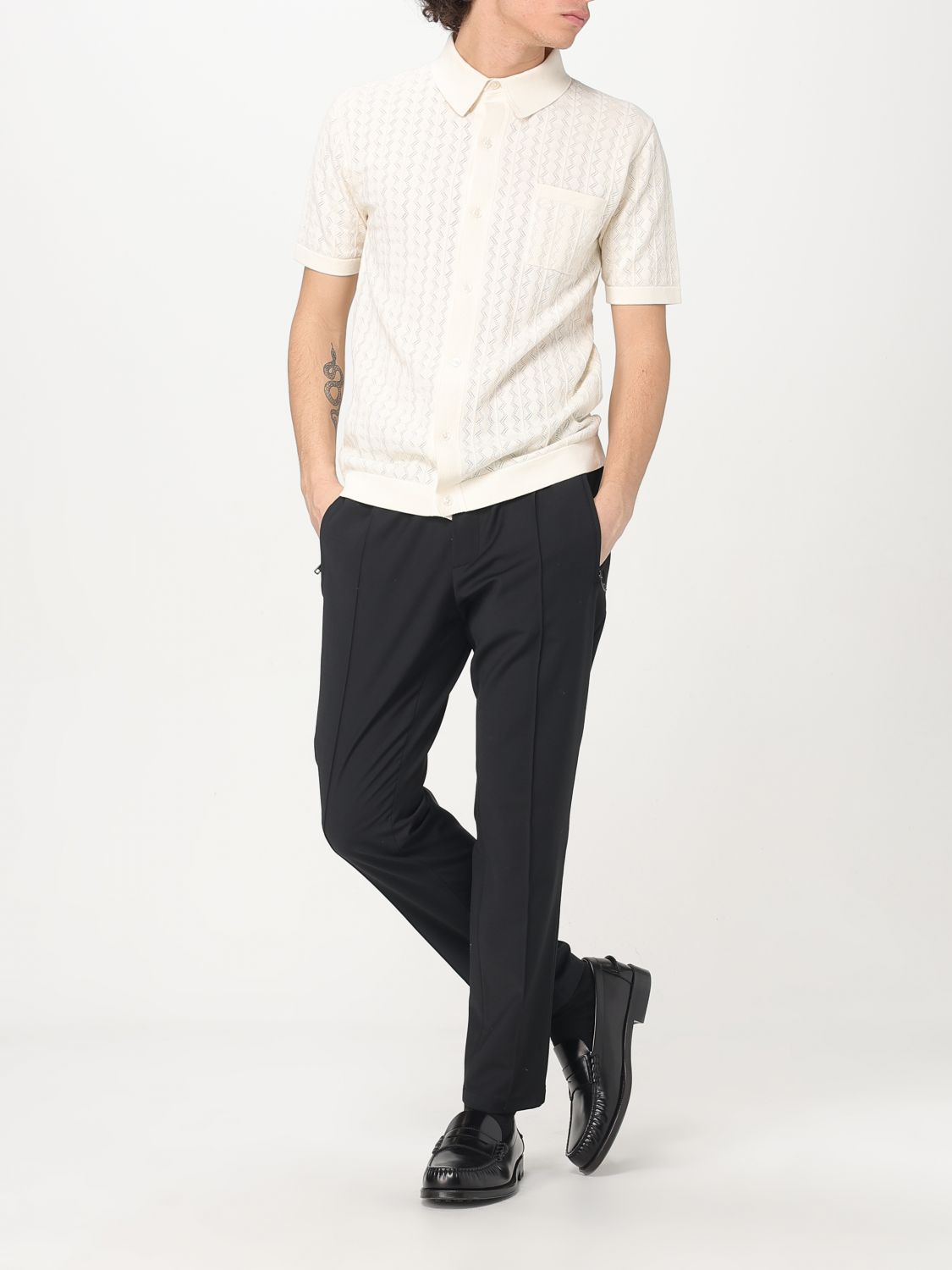 [Dolce & Gabbana] Shirts Short Sleeve FW25 GXVA9TJBCFJ W0001