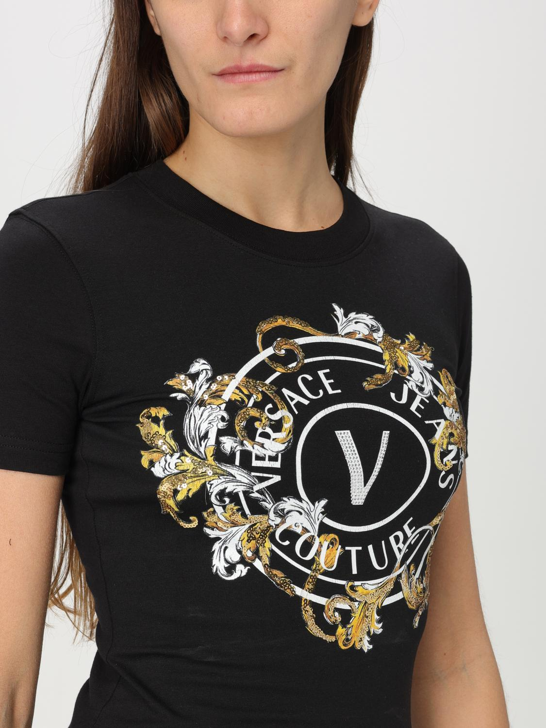 [VERSACE JEANS COUTURE] T-shirts Short Sleeve SS25 78HAHC01CJ02C G89