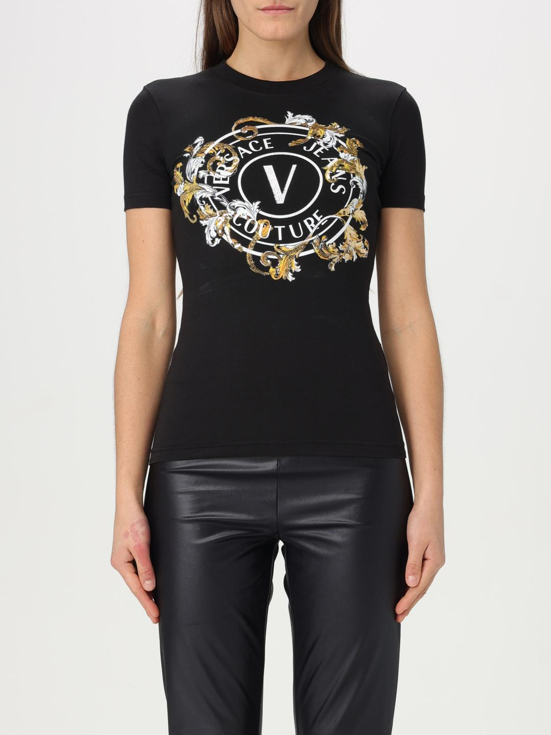 [VERSACE JEANS COUTURE] T-shirts Short Sleeve SS25 78HAHC01CJ02C G89