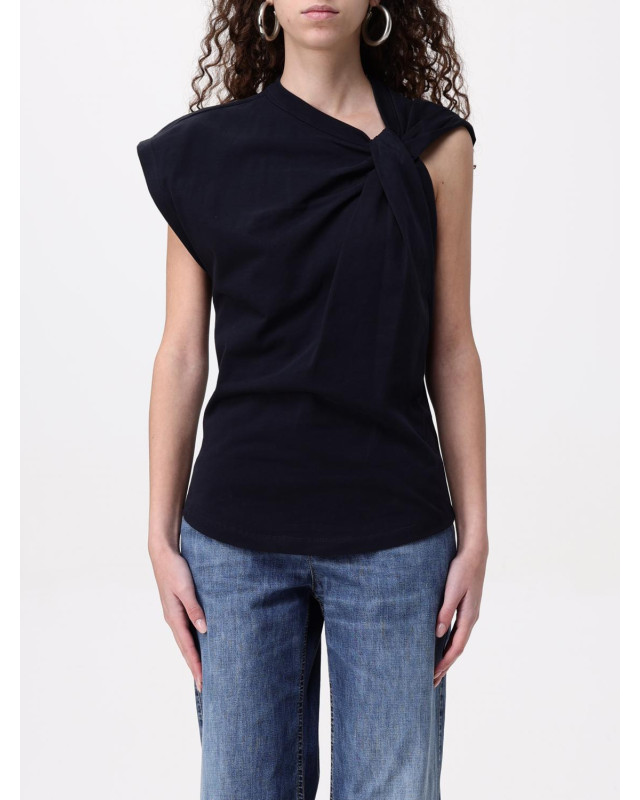 [Isabel Marant] Shirts Sleeveless SS26 TS0175FAA1N41I 01BK
